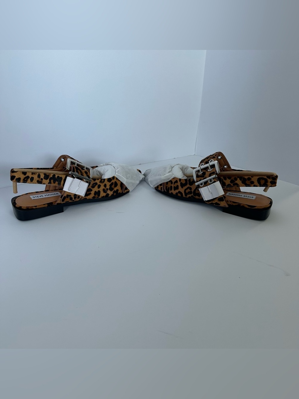 Steve Madden Graya Slingback Flats in Leopard | 9 | NIB - Picture 9 of 16